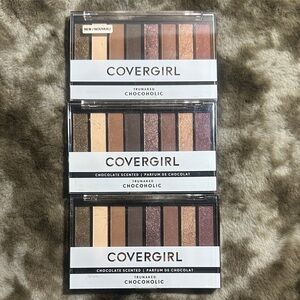 3 pc COVERGIRL Trunaked Chocoholic Eyeshadow Palette - Brown, Gold, and Pink